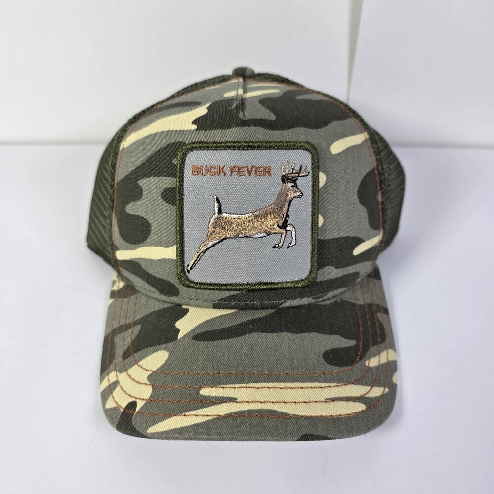 Goorin Bros. Animal Farm Trucker Baseball Cap 4 Points Camo Deer Buck Fever Hat